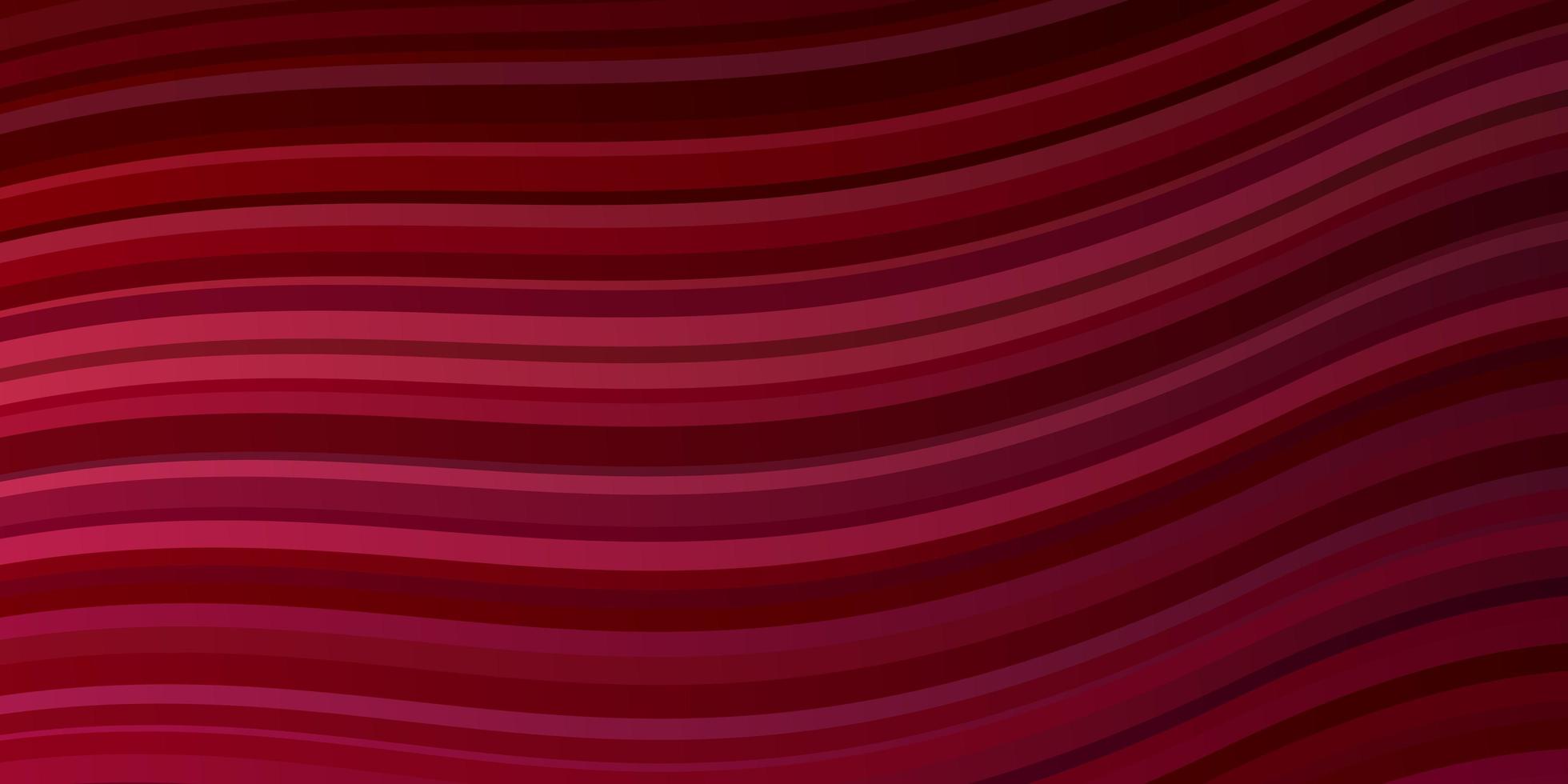 ljusrosa, röd vektorbakgrund med sneda linjer. vektor