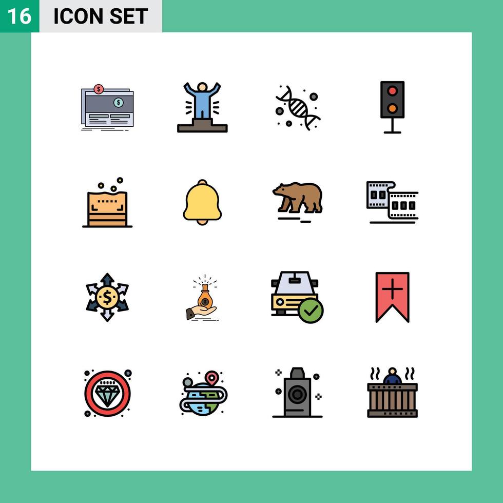 16 kreativ ikoner modern tecken och symboler av Produkter enheter person genetisk dna redigerbar kreativ vektor design element