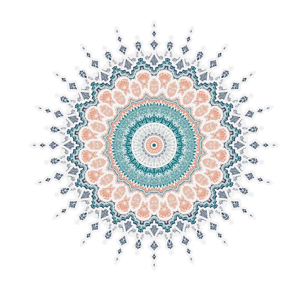 mandala linjemall vektor