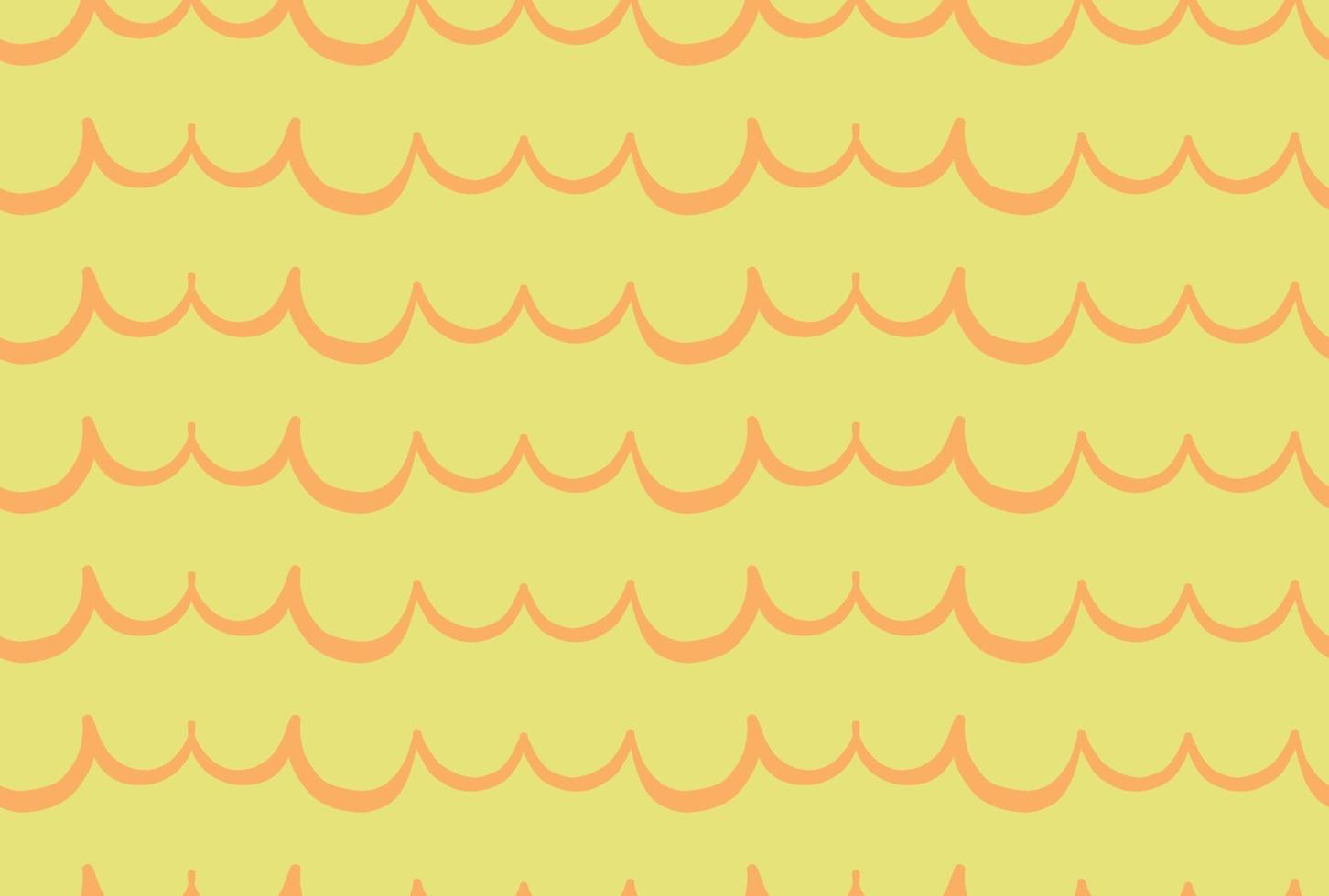Vektor Textur Hintergrund, nahtloses Muster. handgezeichnete, gelbe, orange Farben.