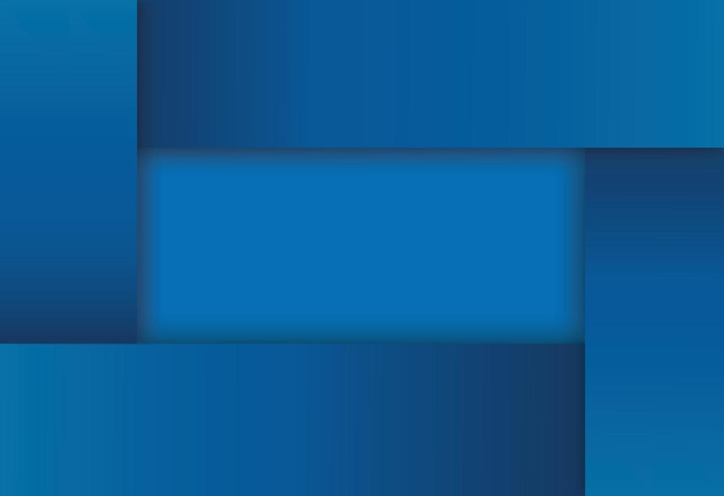 modern blå fyrkant på blå bakgrundsvektorillustration vektor