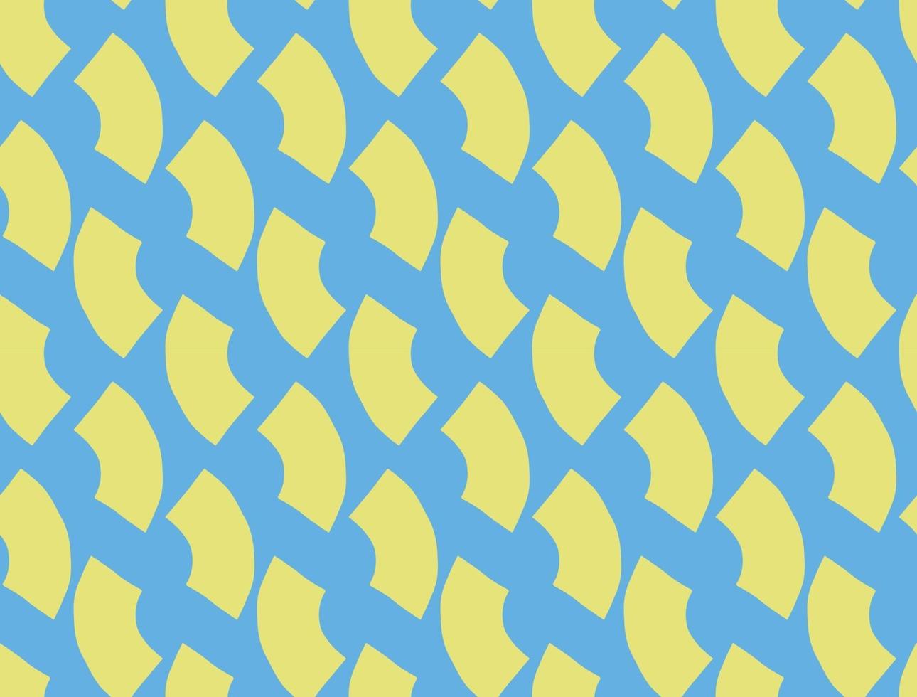Vektor Textur Hintergrund, nahtloses Muster. handgezeichnete, blaue, gelbe Farben.