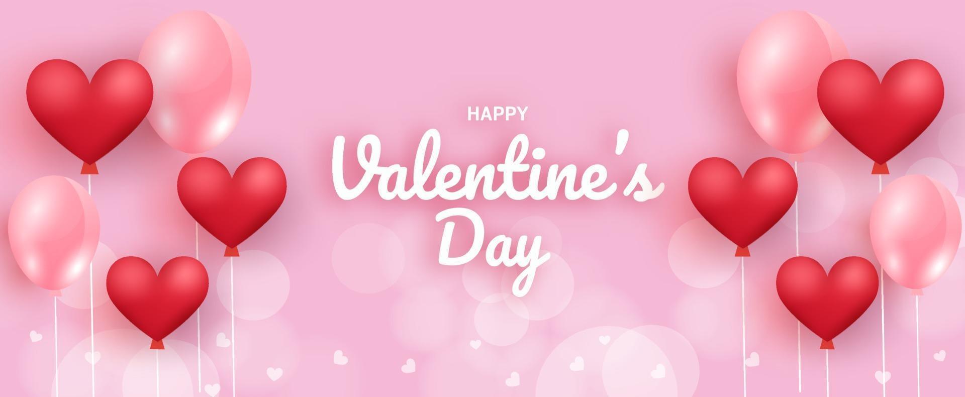 Valentinstag Banner. vektor