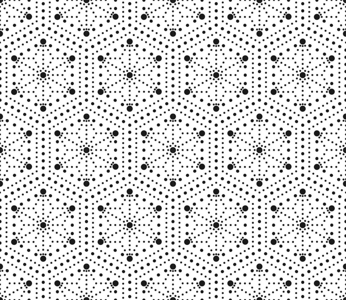 Nahtloses geometrisches Schwarz-Weiß-Muster vektor