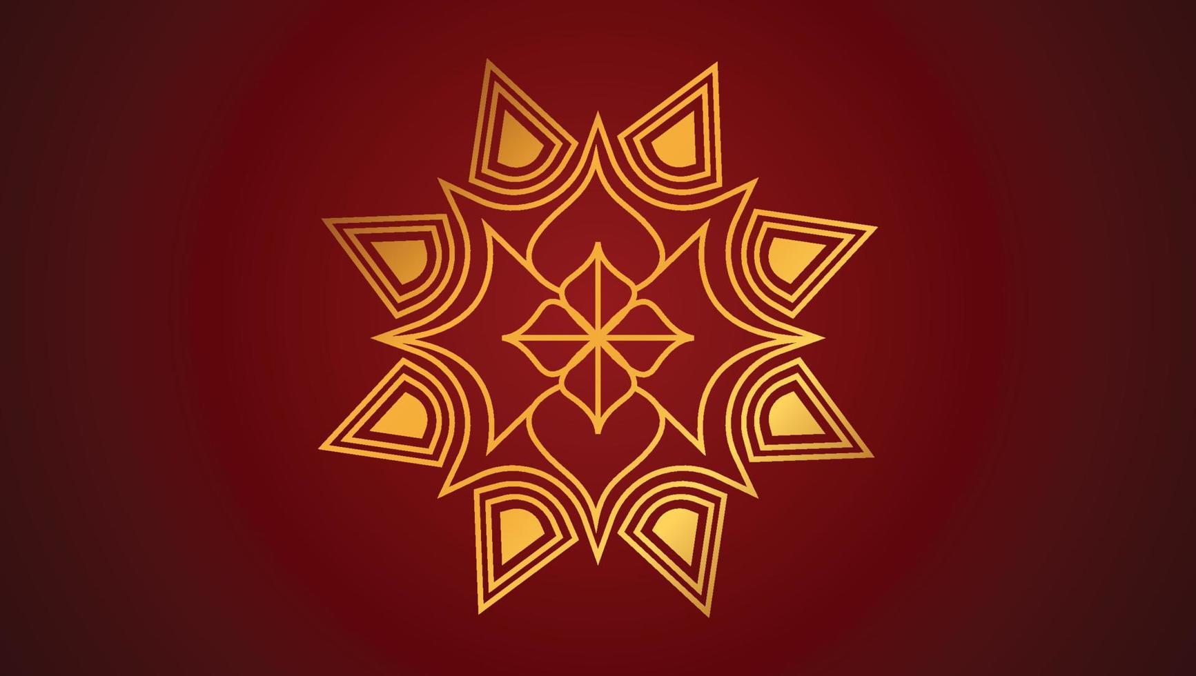 islamisch Mandala Muster zum einzigartig Grafik Design vektor