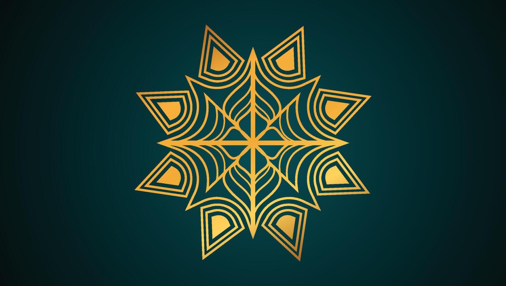 Grafik Designer Schatz islamisch Mandala Muster vektor