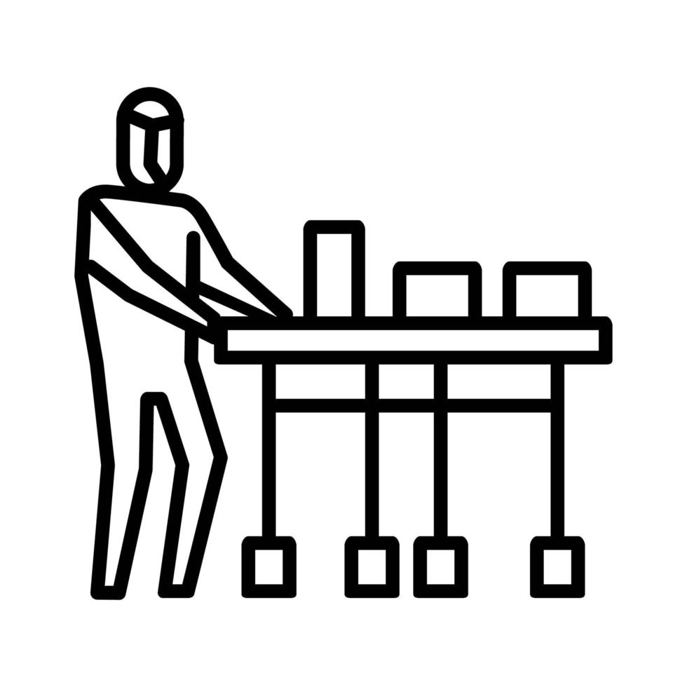 Medikamente Symbol liefern. Symbol der Aktivität oder Illustration zum Umgang mit dem Corona-Virus vektor