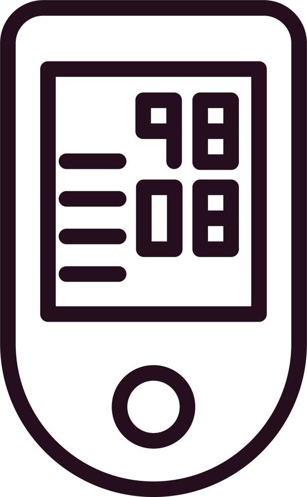 Oximeter-Vektorsymbol vektor