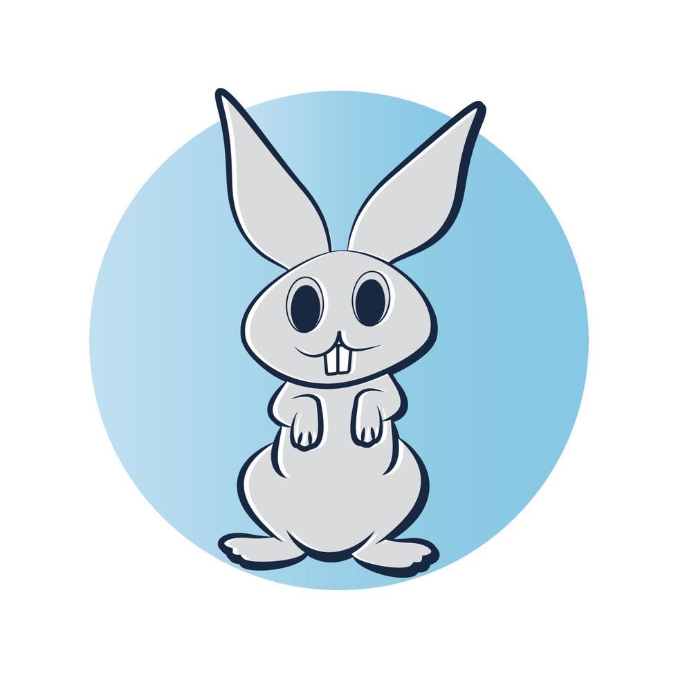 Kaninchen Vektor Icon Illustration Design