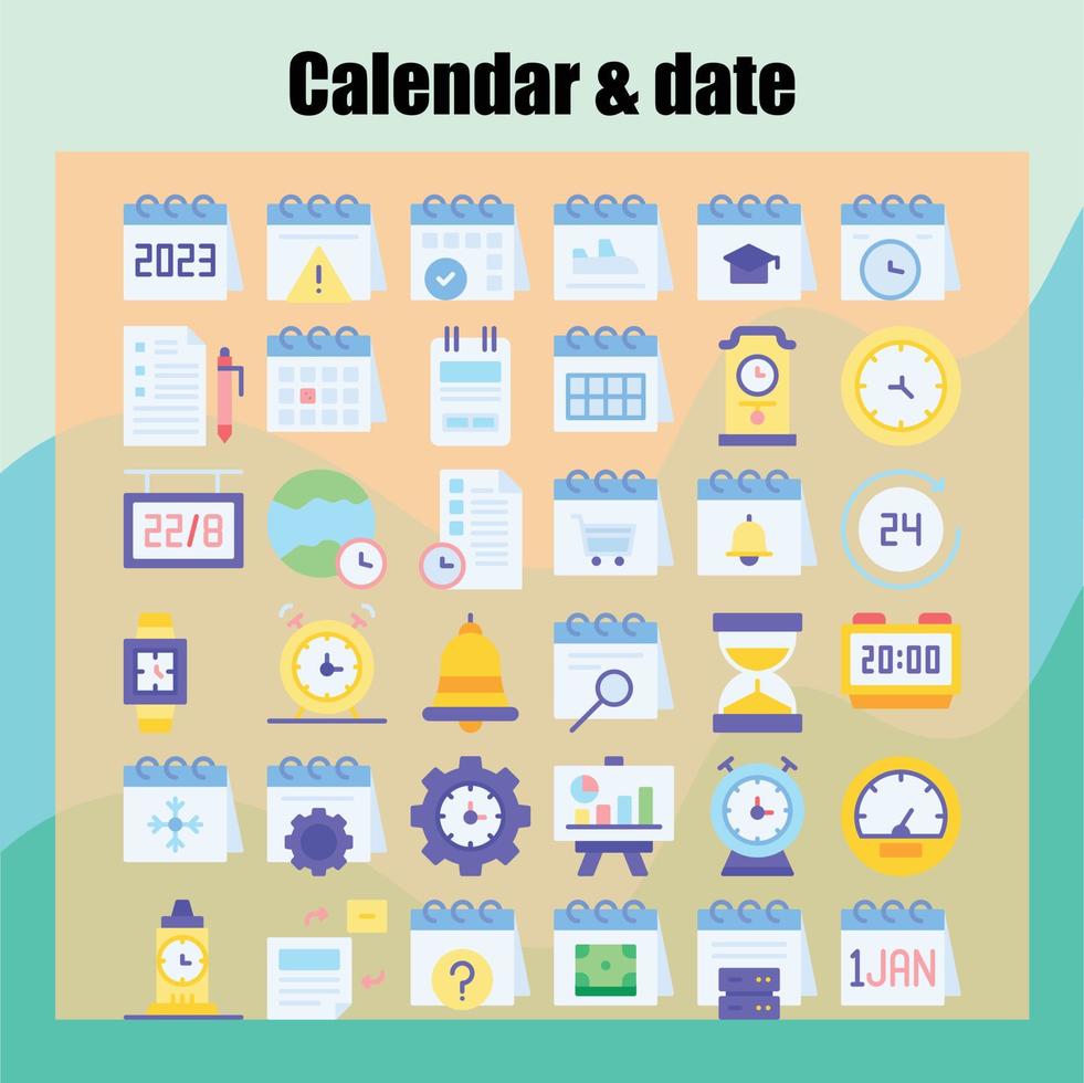 kalender fri ikon packa vektor