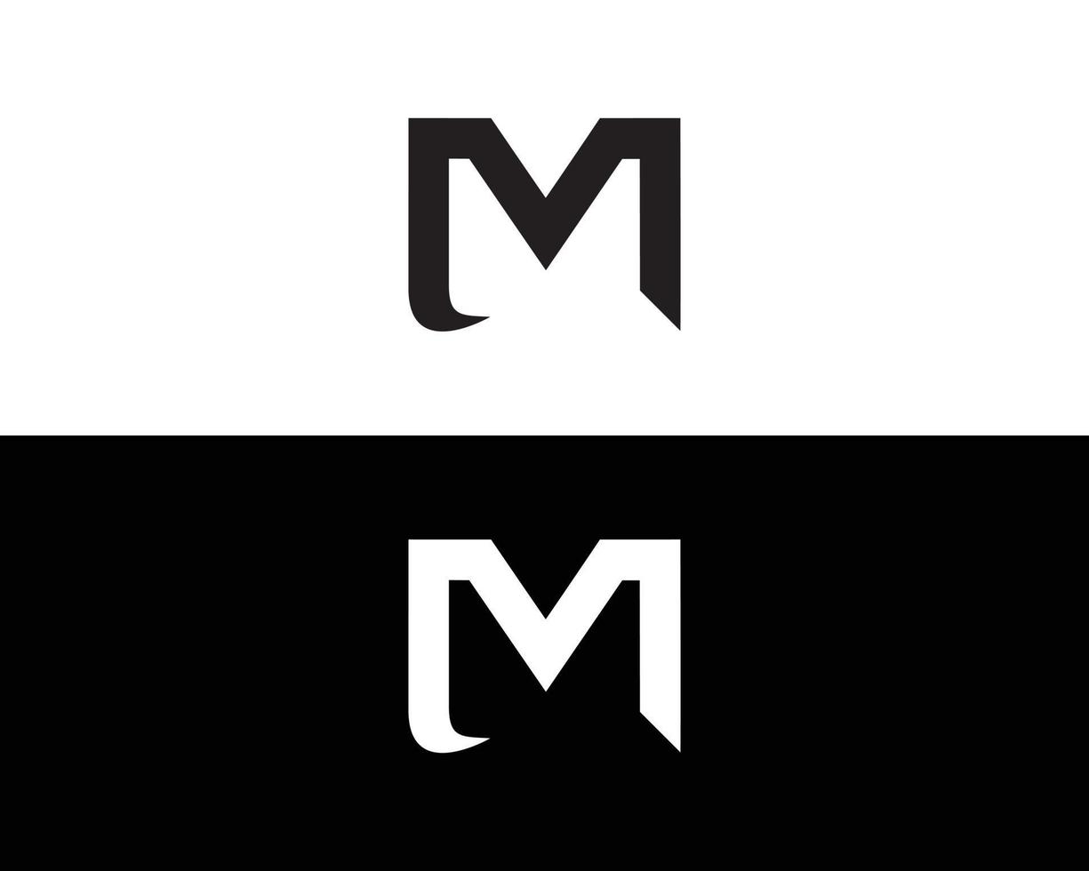 m logotyp och ikon design mall vektor illustration.