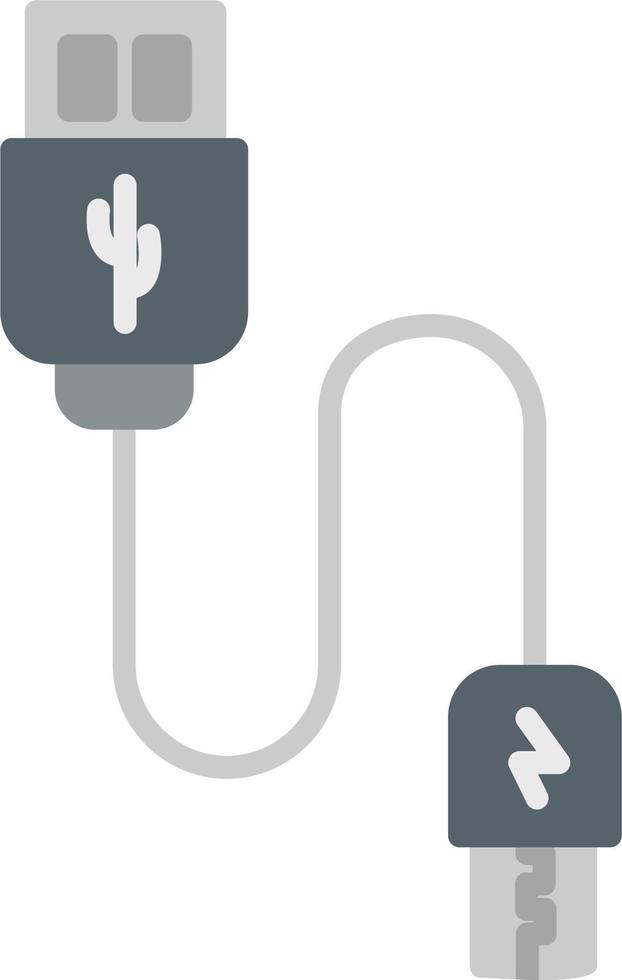 Vektorsymbol für USB-Kabel vektor