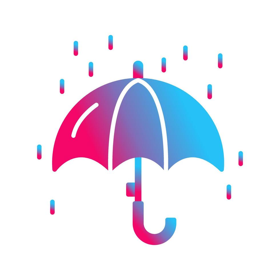 Regen-Vektor-Symbol vektor