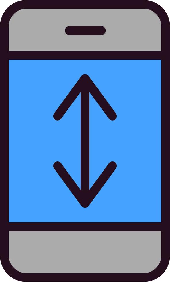 Scroll-Vektor-Symbol vektor