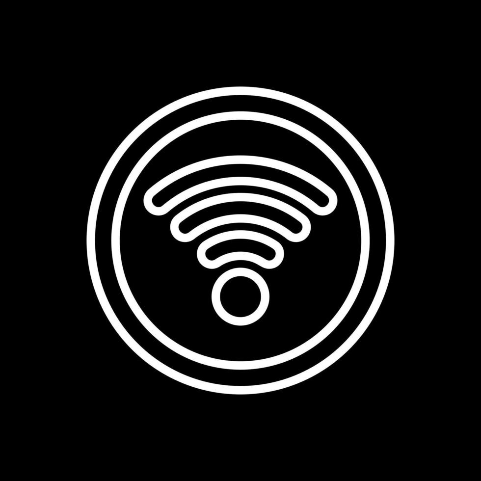 Wifi-Signal-Vektor-Icon-Design vektor