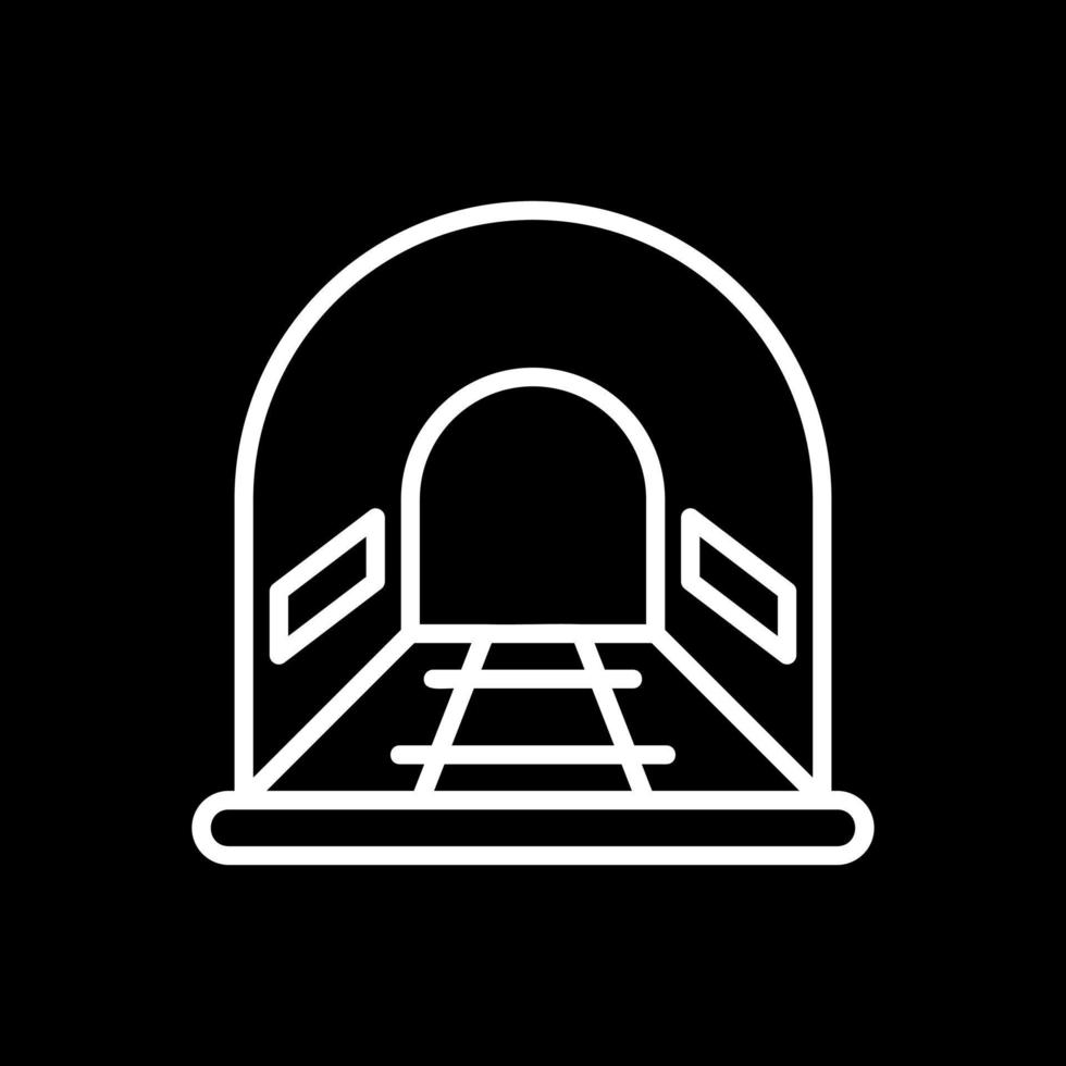 Tunnel-Vektor-Icon-Design vektor