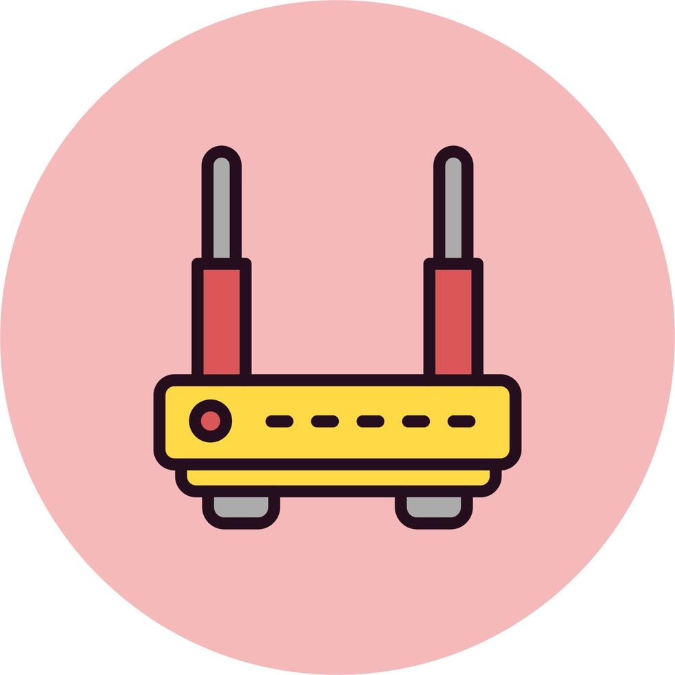 Router-Vektor-Symbol vektor