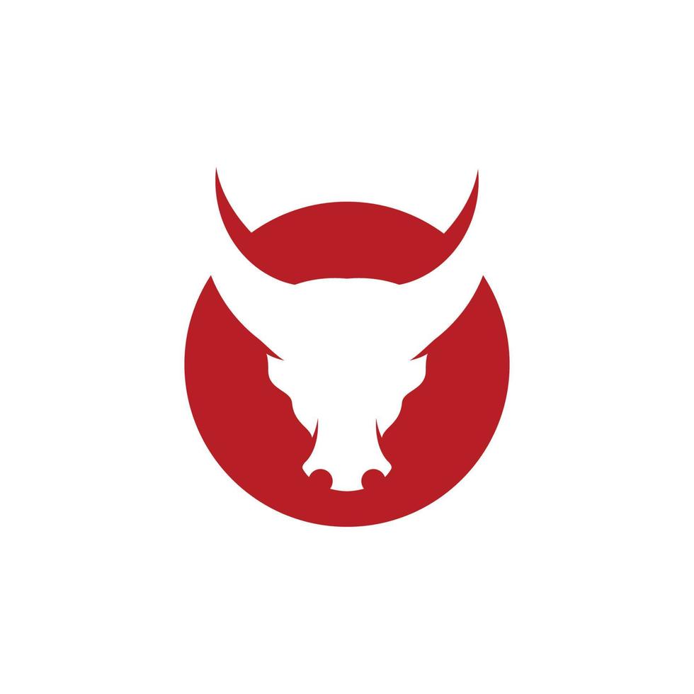 taurus logotyp mall vektor ikon illustration design