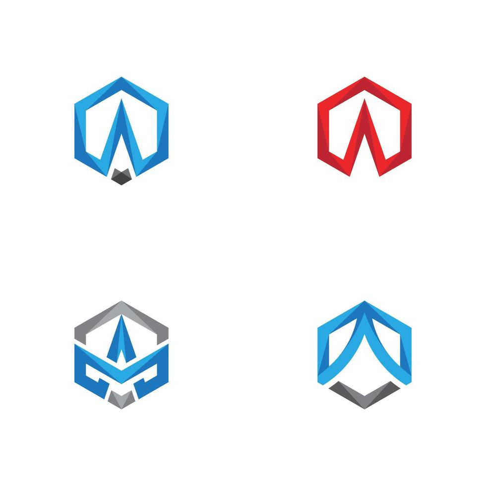 Hexagon Logo Illustration Symbol vektor