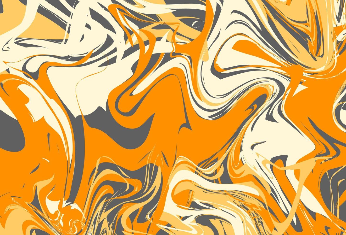 abstrakt Marmor Muster, Holz Textur, Aquarell Marmor Muster. Orange und Gelb. Vektor Hintergrund. modisch Textilien, Stoffe, Verpackungen. aqua Tinte Gemälde auf Wasser