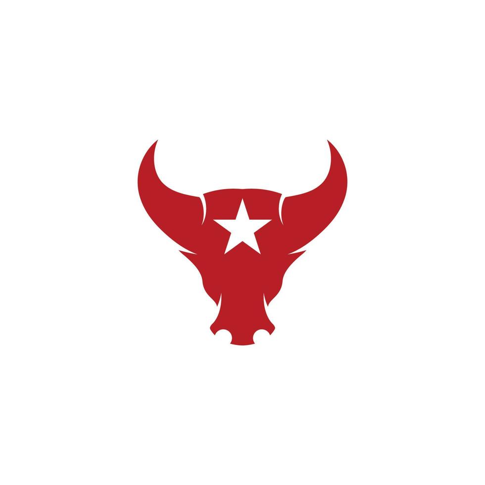 taurus logotyp mall vektor ikon illustration design