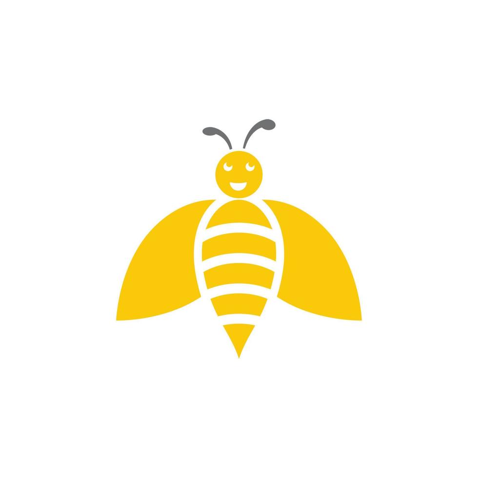 Biene Logo Vorlage Vektor Symbol