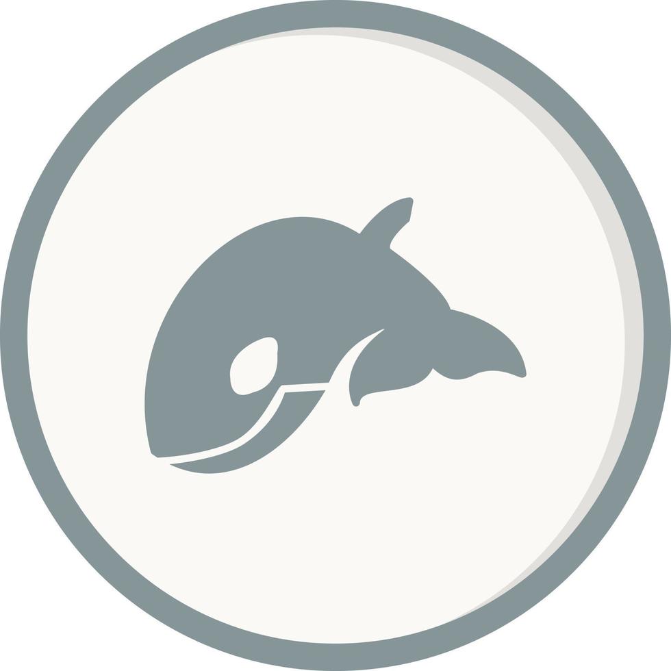 späckhuggare fisk vektor ikon