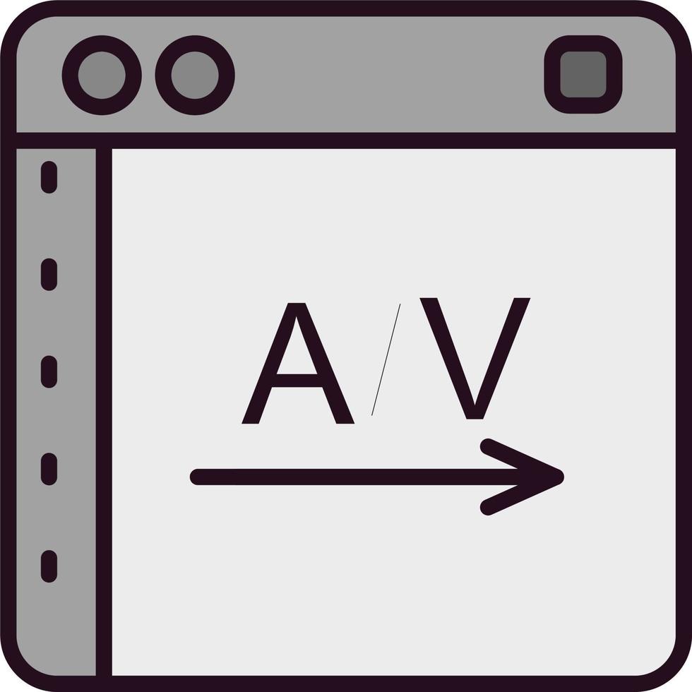 Kerning-Vektor-Symbol vektor