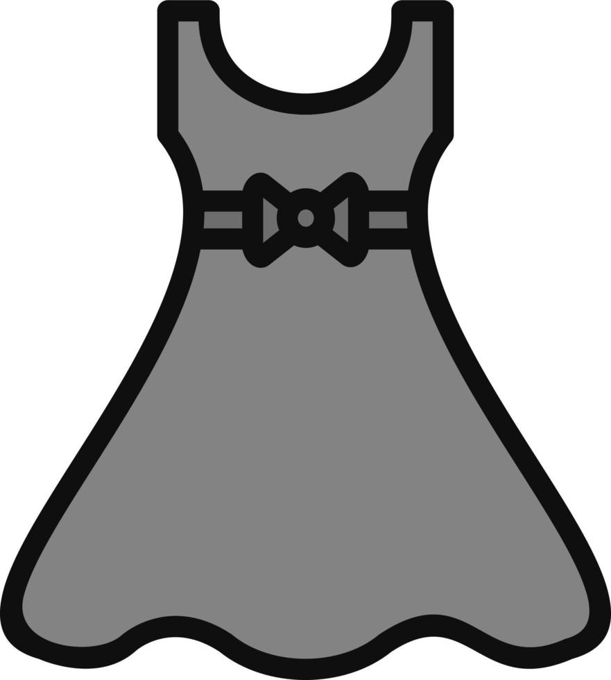 Kleid-Vektor-Symbol vektor