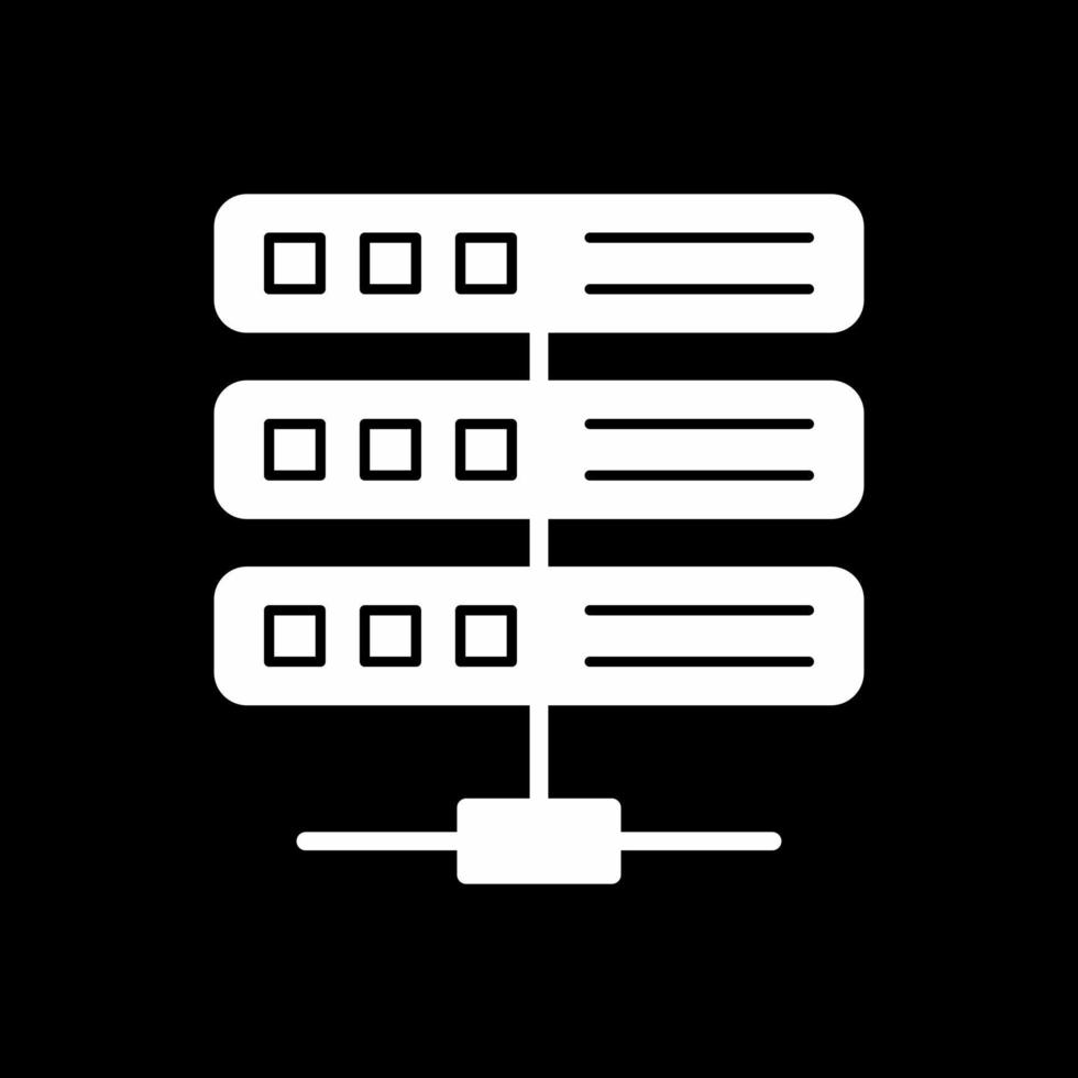 Server-Vektor-Icon-Design vektor