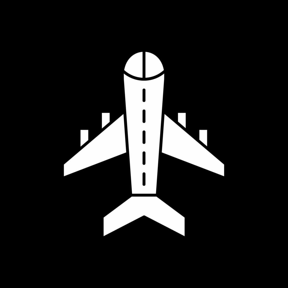 Flugzeug-Vektor-Icon-Design vektor