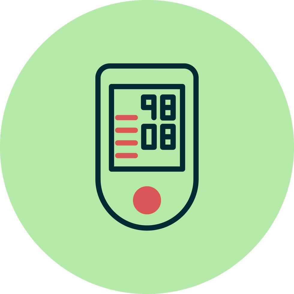 Oximeter-Vektorsymbol vektor