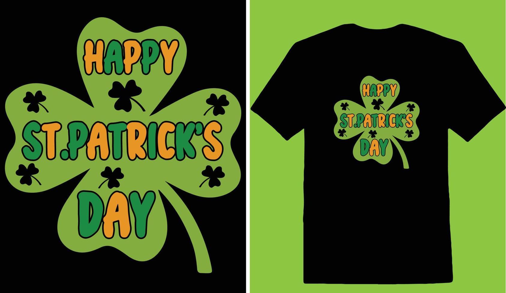 Lycklig St Patrick's dag t-shirt vektor