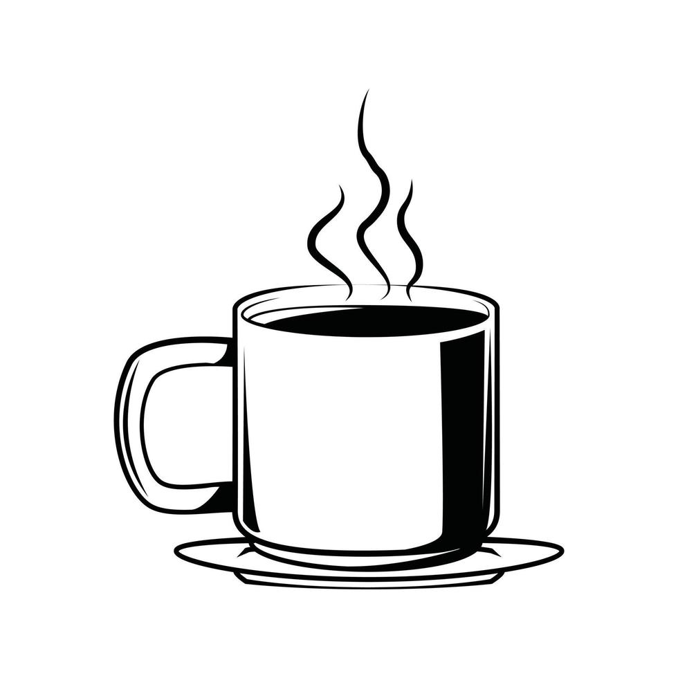 kaffe symbol illustration design vektor