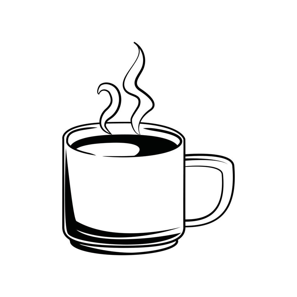 Kaffee Symbol Illustration Design vektor