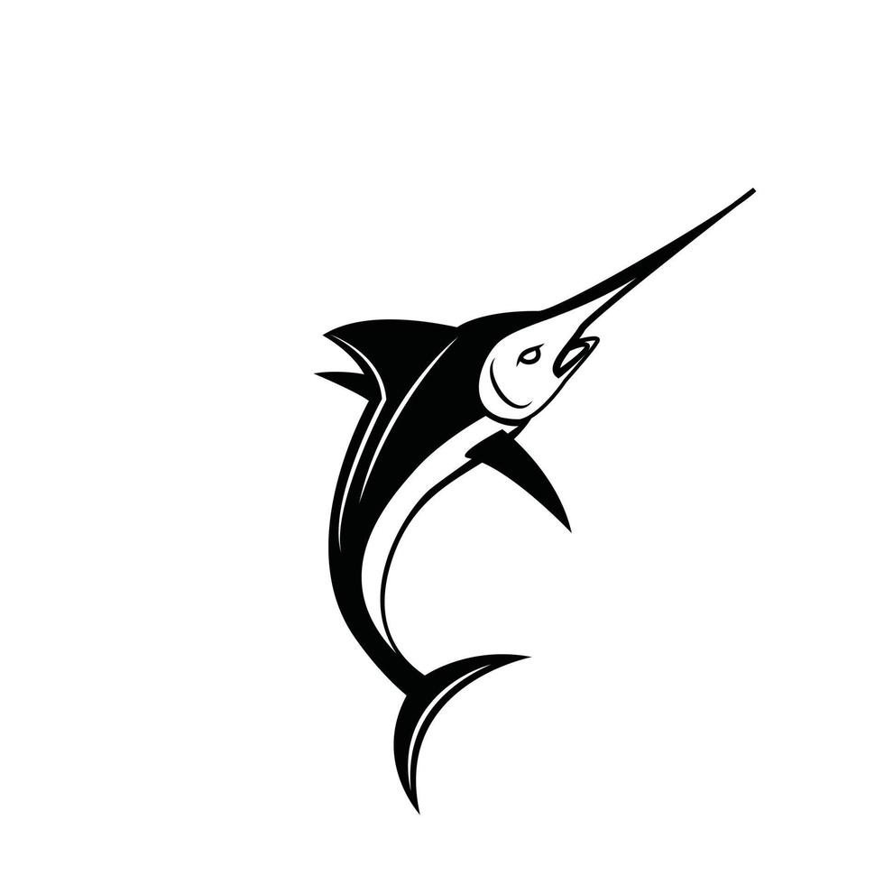 Marlin Fisch Symbol Illustration vektor