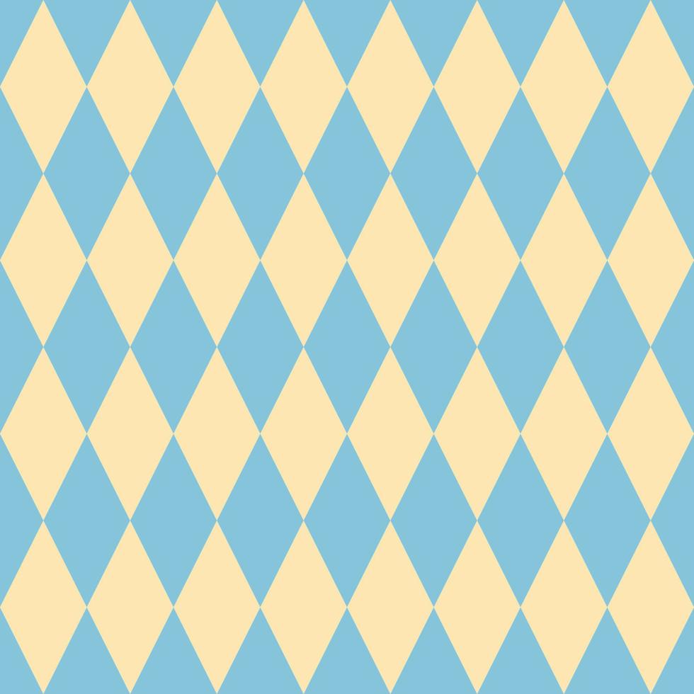 geometrisk sömlös mönster. en mönster med de bild av blå och beige ruter. sömlös mönster för de skriva ut. vektor illustration