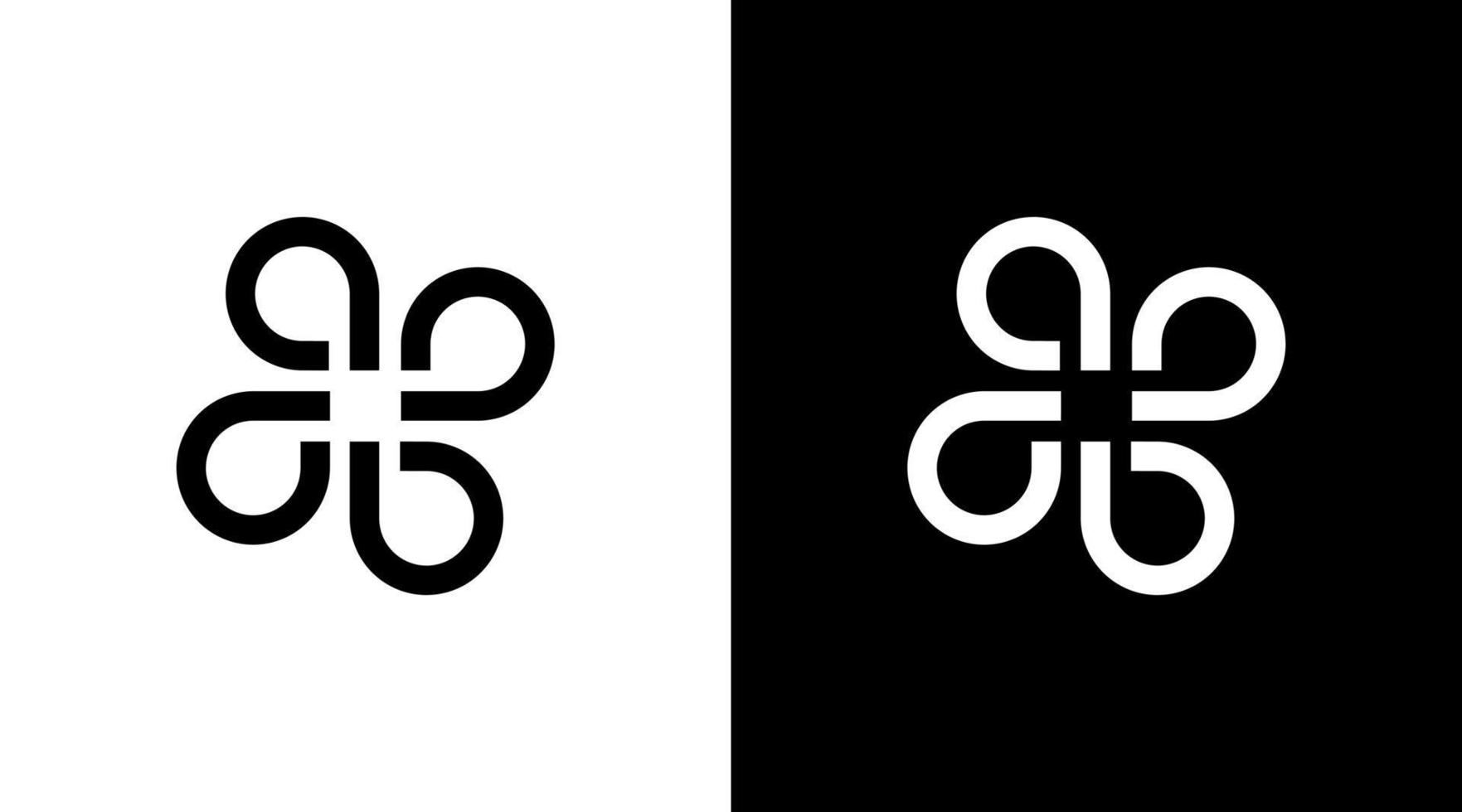 Gemeinschaft Einheit Logo Vektor Monogramm schwarz und Weiß Symbol Illustration Stil Designs Vorlagen