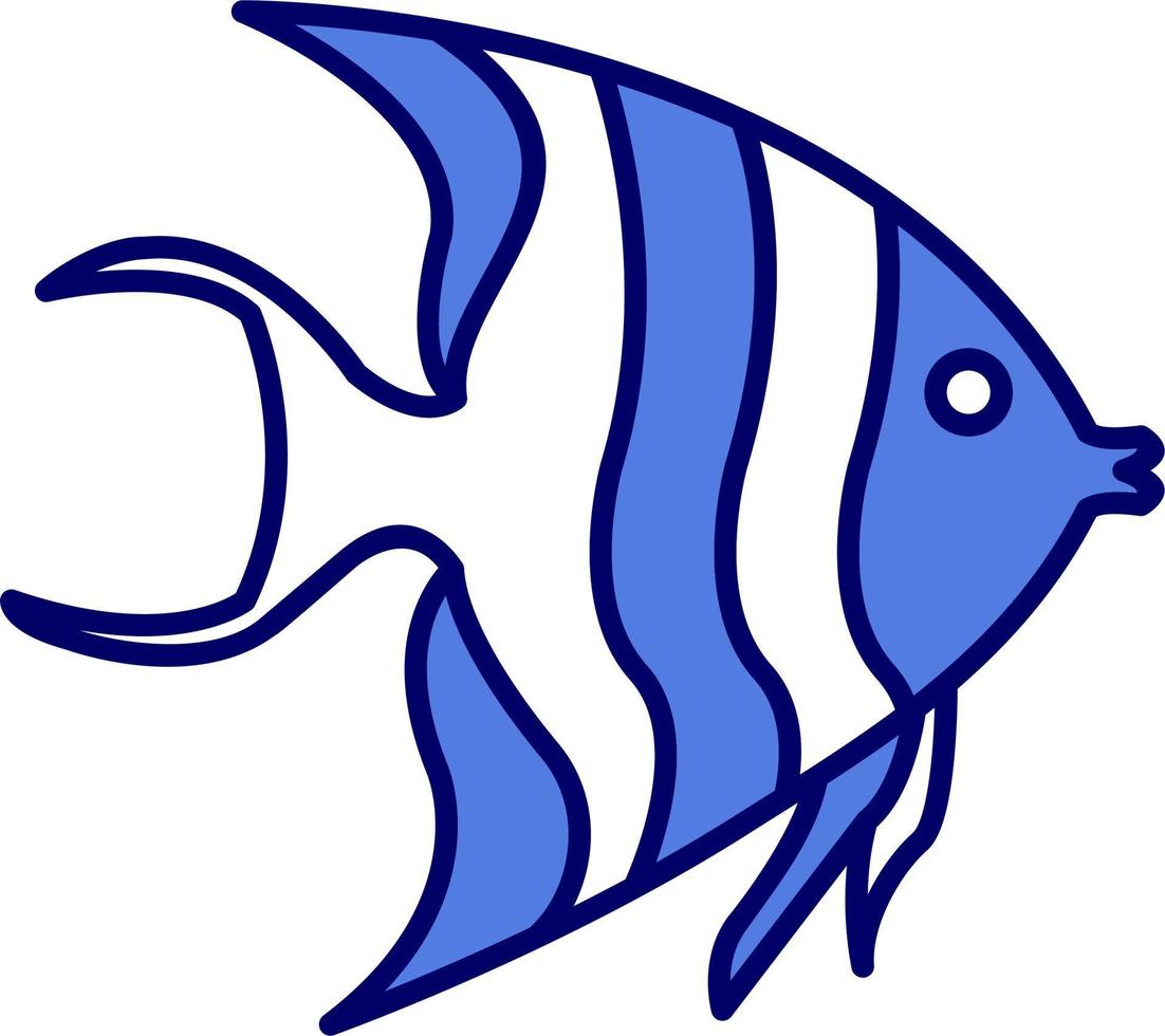 Engel Fisch-Vektor-Symbol vektor