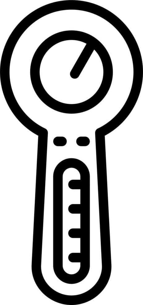 elektronisch Thermometer Vektor Symbol