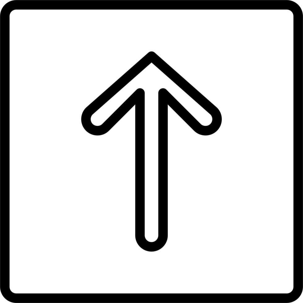 Pfeil nach oben Vektor-Symbol vektor