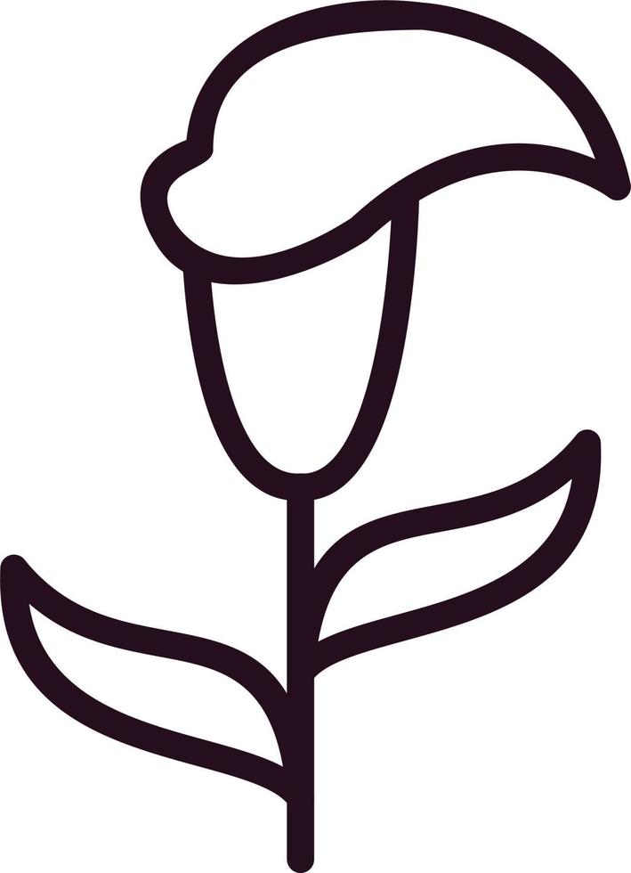 Lilie Vektor Symbol