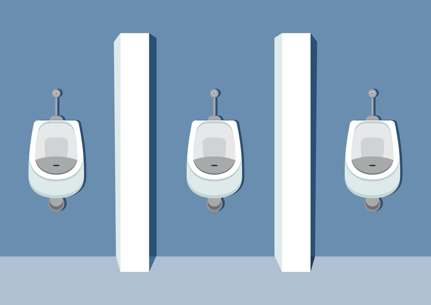 män urinoar skål ClipArt vektor. män toalett skål vektor