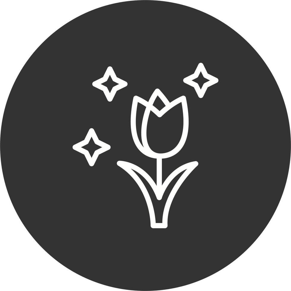 Symbol für Tulpenvektor vektor