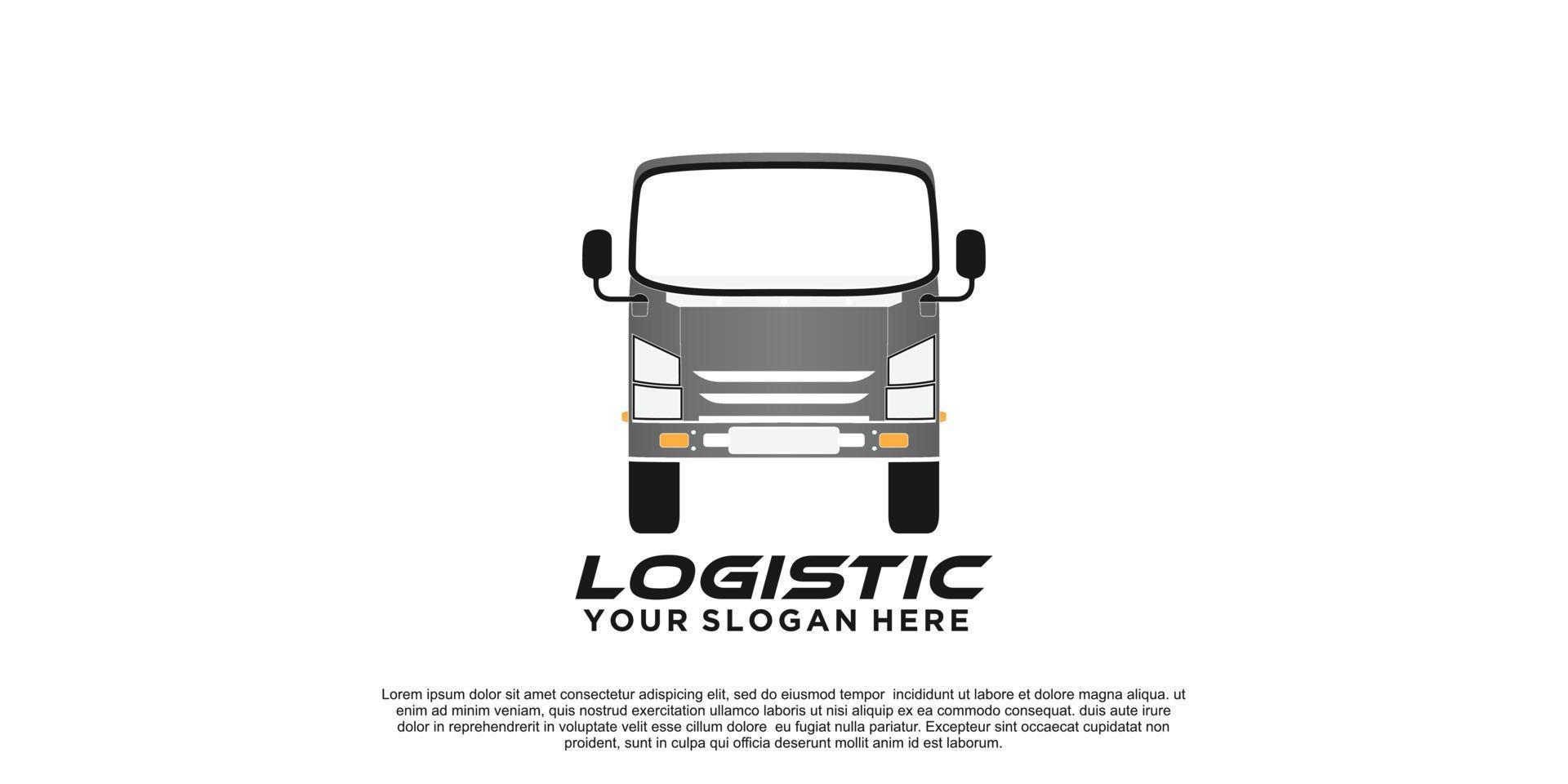 logistisch Logo Design kreativ Konzept Prämie Vektor Teil 4