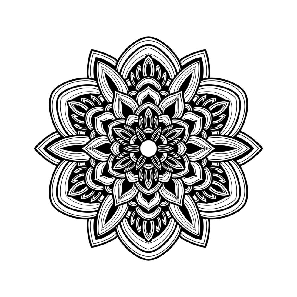 Vektor-Mandala-Tattoo-Designs vektor