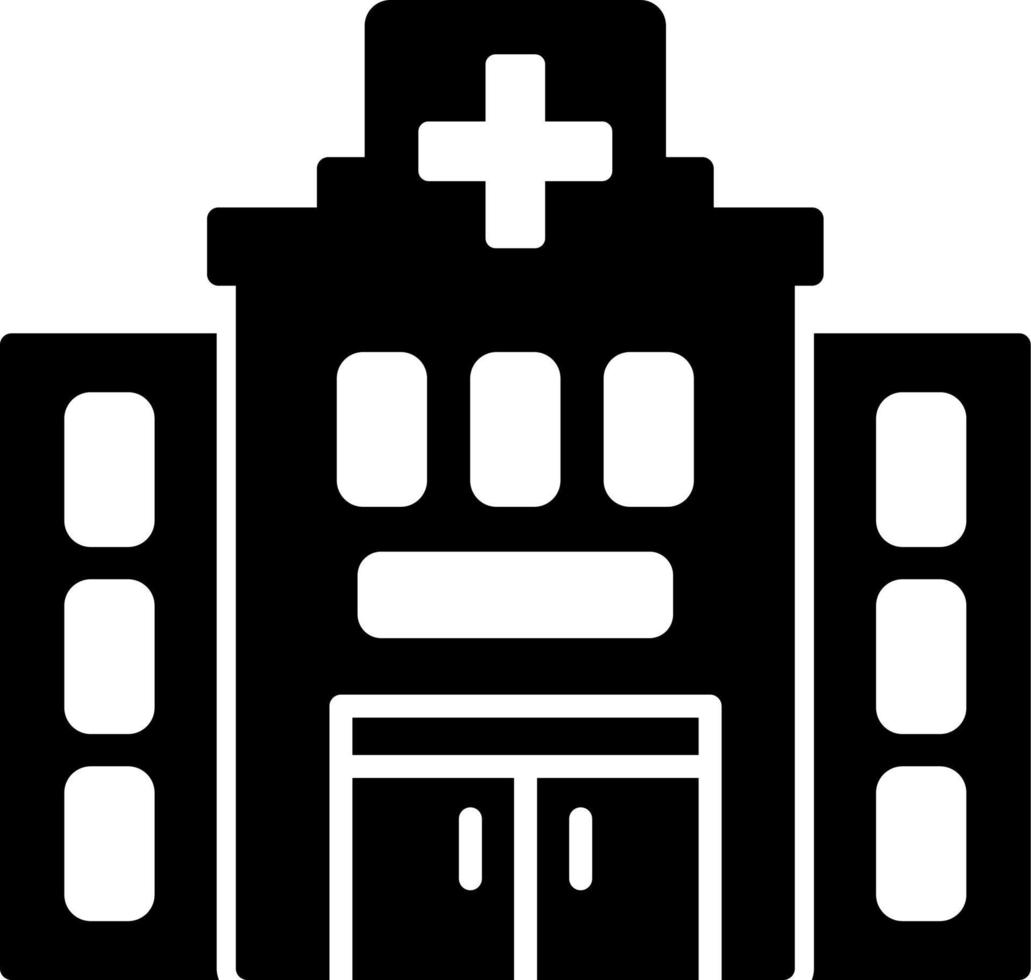 Krankenhaus-Vektor-Symbol vektor