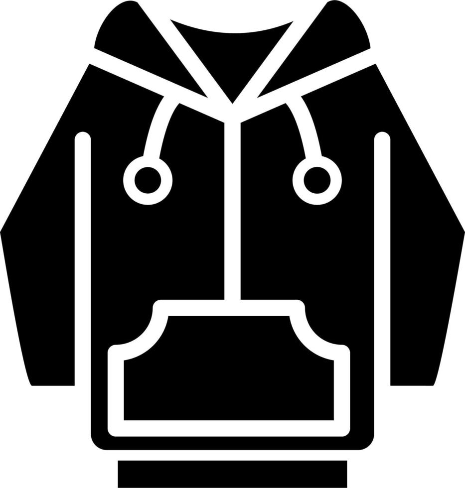 Hoodie-Vektor-Symbol vektor