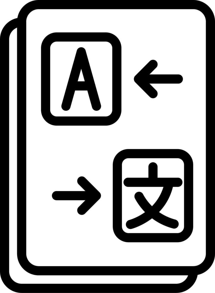 översättning vektor ikon