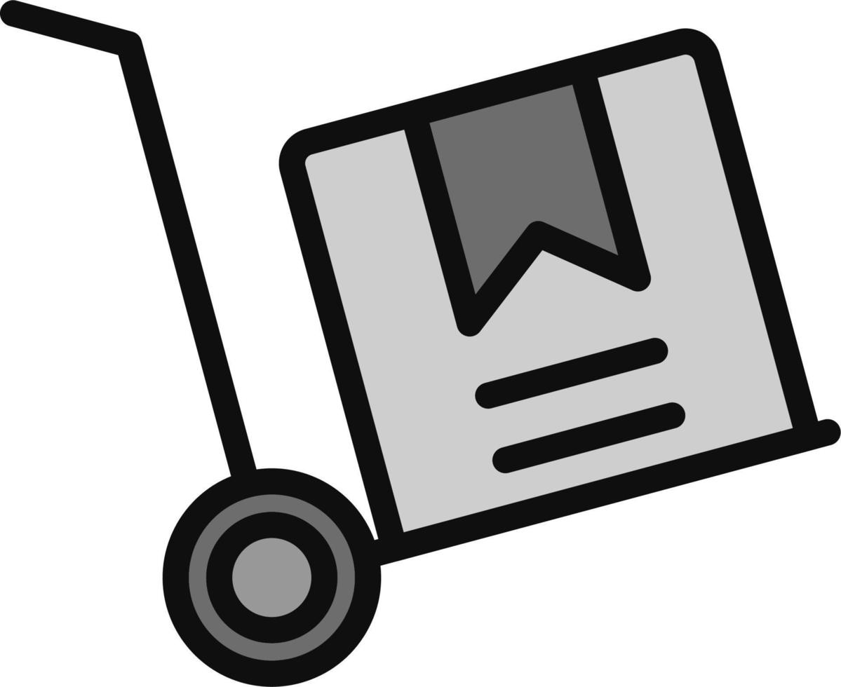 Trolley-Vektor-Symbol vektor